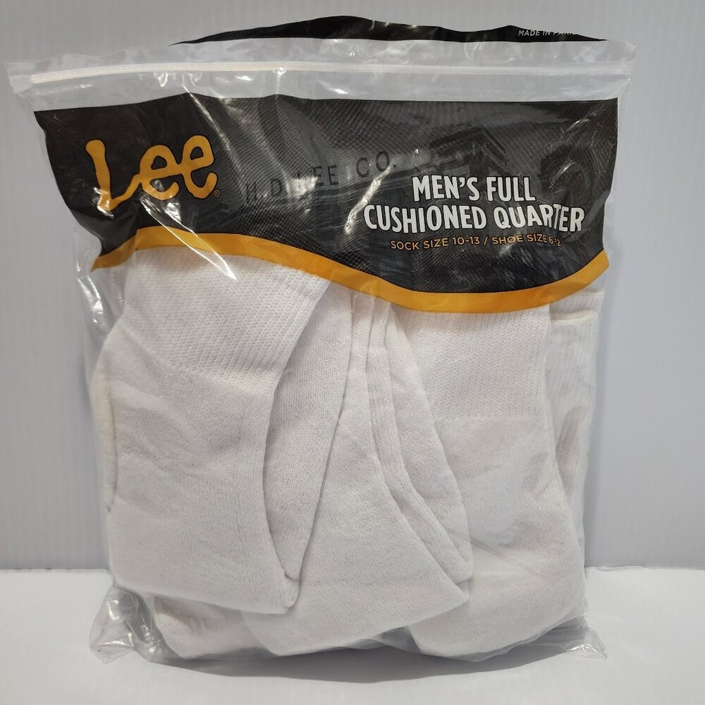 NWT Lee, Men's, Cushioned Quarter Socks
